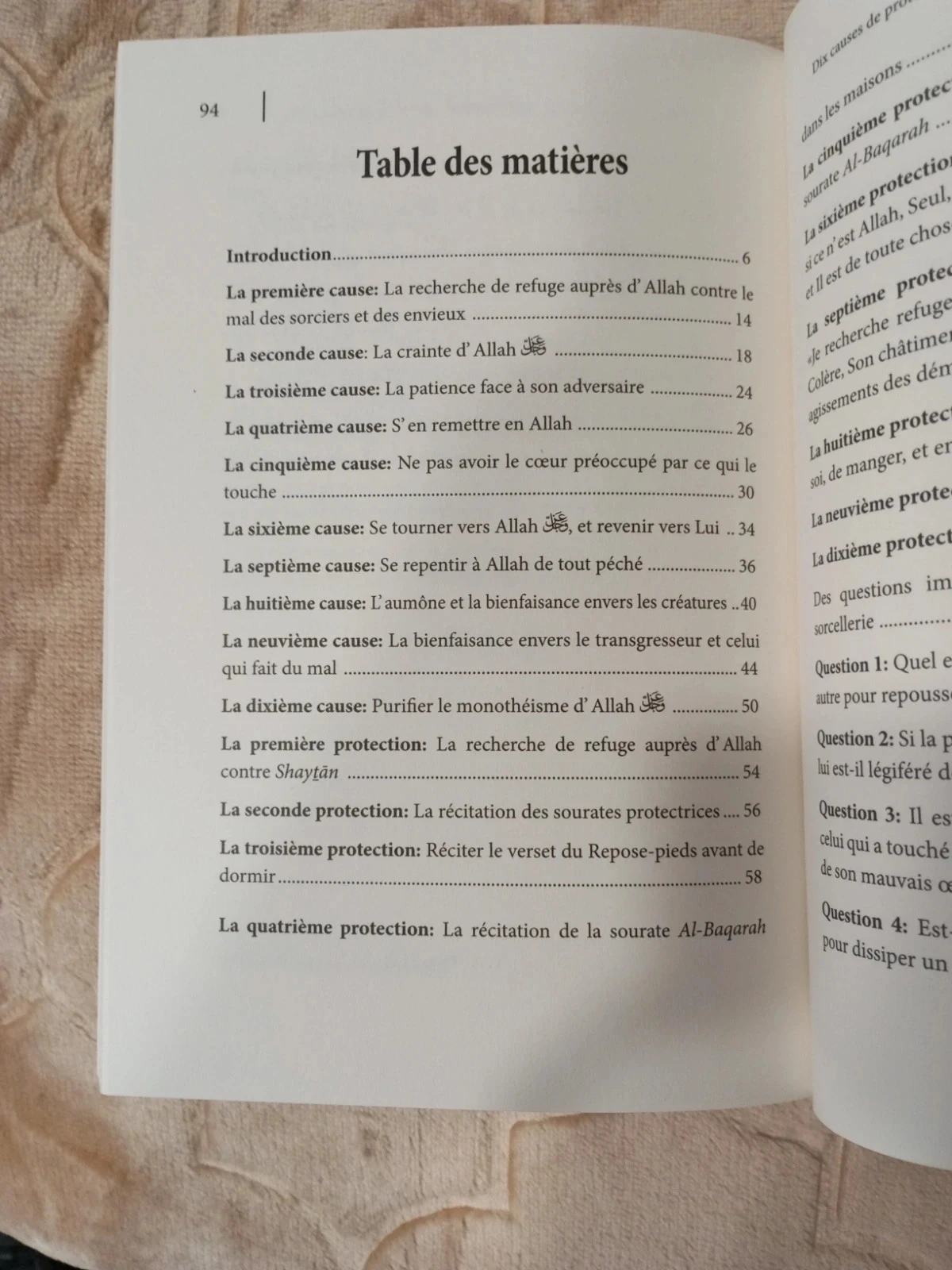 Dix Causes de Protection Contre la Sorcellerie et le Mauvais Œil – photo 3